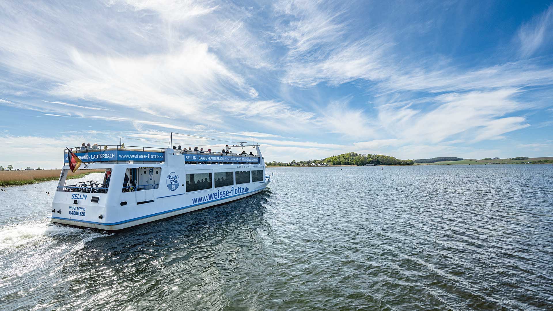 Weiße Flotte auf Mönchgut