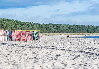 Strandkörbe am Strand