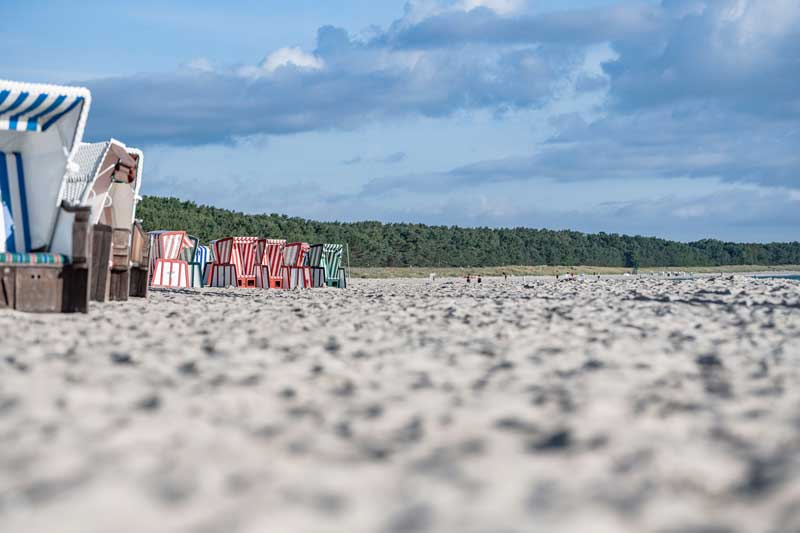 Strandkörbe in Thiessow