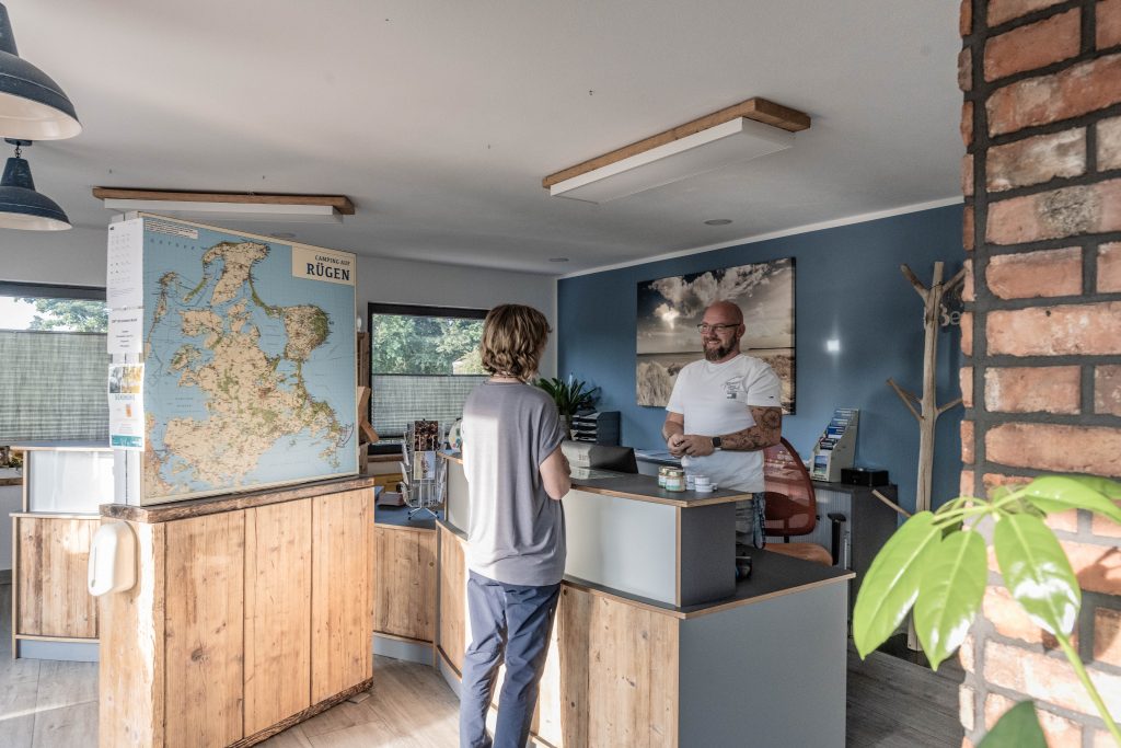 Rezeption Campingplatz