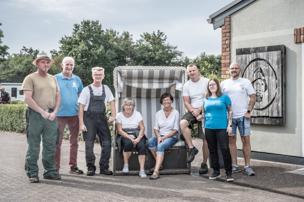 Teamfoto Campingplatz Stranddörp