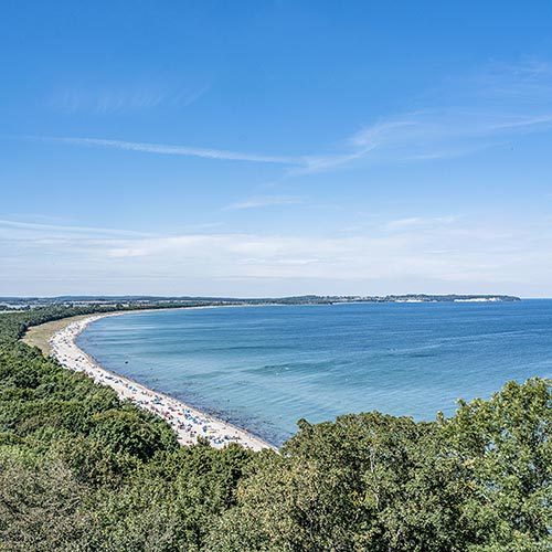 Mönchgut und das Meer im Sommer